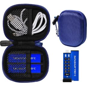 CaseSack Case for iStorage datAshur PRO 64 GB | Encrypted USB Memory Stick, datAshur PRO+C