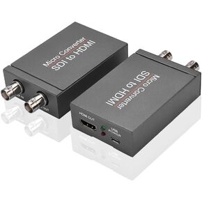 إدخال SDI إلى محول HDMI SDI إلى محول صوت الفيديو HDMI HDMI لـ SDI Camera Monitor Audio HD-SDI/3G-SDI ADAPTER BNC 1080P