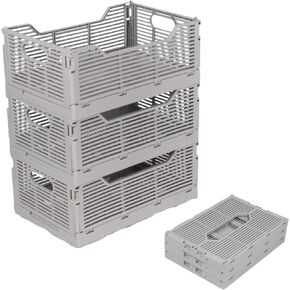 Milk Crate - Milk Crates - Milk Crates Heavy Duty - Collapsible Crate - Crates for Storage - Milk Crates for Storage - Storage Crates - Plastic Crates for Storage - Plastic milk Crate