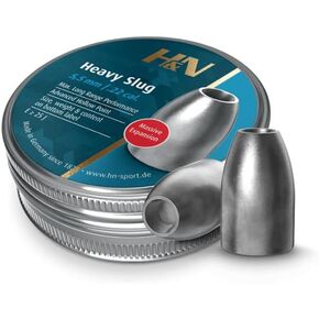 H&N HP Heavy Hollowpoint Slugs, .217 Caliber, 34 Grains, 150 Count