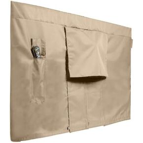 Covermates Outdoor Full TV Cover - Various Sizes, Light Weight Material, Weatherproof, Dustproof, Remote Pocket, Outdoor TV Covers, 42-45 Inch Screen Size, Classic Tan