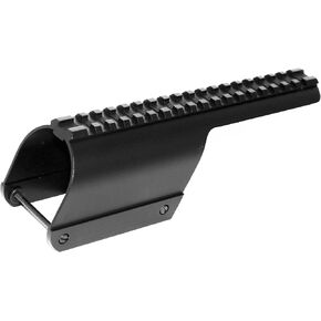 Trinity Aluminum Scope Rail Mount for Benelli Nova Hunting Optics Tactical Accessory Picatinny Weaver Base Mount Adapter Aluminum Black Home Defense Upgrade Sporting Sight Adapter Single Rail Mount.
