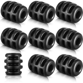 8 Pcs #1039 Soft Stop Bumper for Downrigger Snap Hooks, Terminal Parts Kit, Rubber Stop Bumper Pack, Fishing Kit Accessories Ball Stopper Fishing Tackle
