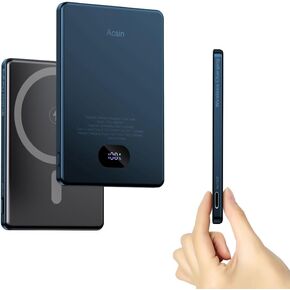 Portable Charger USB C Small Power Bank with Built-in Cable 20W PD Fast Charging 10000mAh Battery Pack for iPhone 15,15 Plus,15 Pro,Samsung Galaxy S23 S22 S21 S20,LG,Moto,Google (Black)