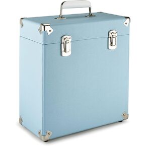 GPO Portable Retro Style Carry Case for LPs, Albums and 12Inch Vinyl Records (Holds 30 Albums)