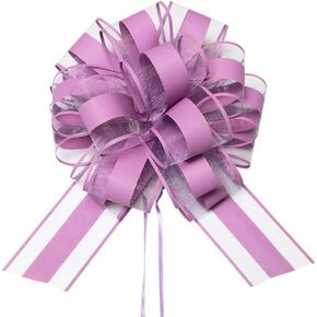 5pcs Large Gift Bow,9 inches Pink Bows for Gift Wrapping,Valentine's Day,Gift Decorations,Anniversary,Gift Baskets, Christmas,Spring Events and Summer Events,Party Decoration Supplies (Pink)