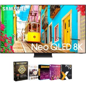 SAMSUNG QN65QN800D 65 Inch Neo QLED 8K Smart TV (2024) Bundle with Movie Streaming Package and Deco Gear 2X 4K HDMI 2.0 Cable & CPS Exclusive 12 Month Protection Pack Bundle (BEACH-CPS-263000)
