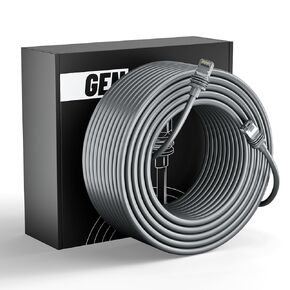 Starlink Gen 3 Replacement Cable, Waterproof and Durable Extension Cord for Starlink V3 Satellite Kit, High-Speed Ethernet Accessories, Gray (50FT/15M-1)
