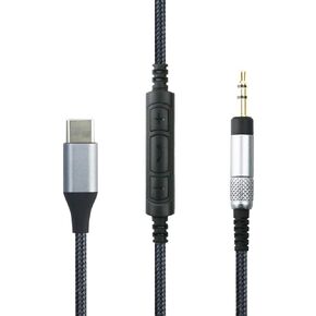 NewFantasia USB C Audio Cable Compatible with Bose 700, QC25, QC35II, QC35, QC45 Headphone, Remote Volume Mic Compatible with Samsung Galaxy, for Google Android Device
