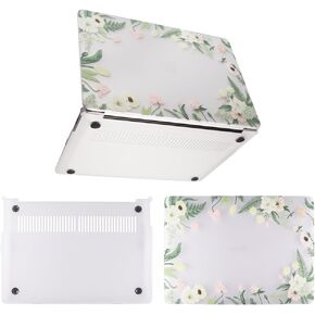 IMMOENUC Hard Case for Microsoft Surface Laptop 7th Gen 13.8-inch (Model 2036) Shockproof Slim Protective Cover Colorful Plastic Shell with Ultra-Thin Lightweight Design (Matte Flower Design)