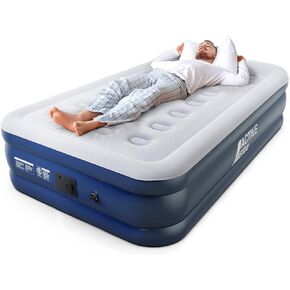 Active Era Luxury Camping Air Mattress with Built in Pump - Twin Air Mattress with USB Rechargeable Pump, Travel Bag - Single Air Mattress for Tent Camping