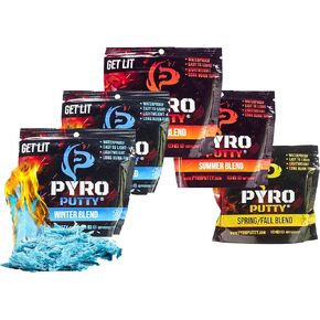 Phone Skope Pyro Putty: Waterproof Survival Fire Starter Tool for Emergency Preparedness, Fire Starters for Campfires - Survival Gear and Supplies