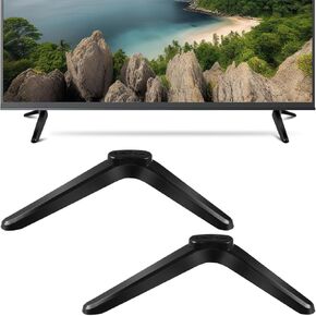 DOITOOL TV Legs - 2 Pack Universal TV Stand with Screws for Screens Up to 32-55 inches - Easy Installation
