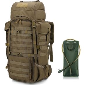 Mardingtop 70L Internal Frame Backpack + 2.5L Hydration Bladder