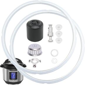 11 PCS Instant Pot Accessories for Ultra 6QT, Instant Pot Replacement Parts Include Sealing Ring, Steam Release Valve, Anti-Block Shield, Valve Sealing Ring, Float Valve and Gasket