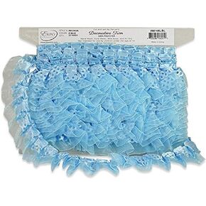 Expo IR8106PR-10 10 yd of Ruffle Trim, Purple