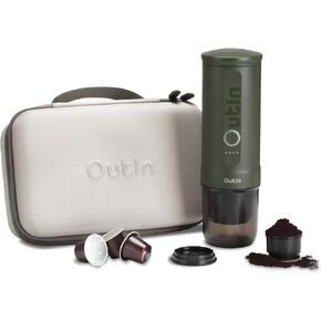 OutIn Nano Portable Electric Espresso Machine with Carrying Bag
