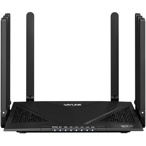 WAVLINK WiFi 6 AX6000 Mesh Router with 2.5GB Ethernet Port, 2025 Dual Band Wireless Router for High Speed Internet, Support Mesh/AP/Repeater Mode, WPA3, ADGuard, OpenVPN, Parental Control, QoS