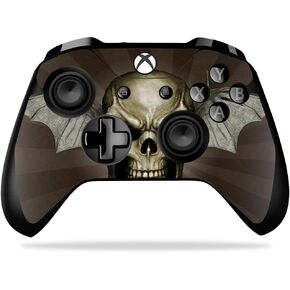 MightySkins Skin Compatible with Microsoft Xbox One X Controller - Skeletor | Protective, Durable, and Unique Vinyl Decal wrap Cover | Easy to Apply, Remove, and Change Styles | Made in The USA