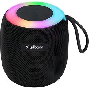 Bluetooth Speaker Mini Wireless Outdoor Waterproof Portable Speaker Bluetooth V5.0 Loud Stereo Booming Bass Energy for Home&Party Gifts Speaker Black