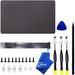 A2992 Trackpad Replacement for MacBook Pro (14-inch, M3 Pro or M3 Max, Nov 2023) Force Touch Touchpad with Cable and Screws Tool Kit EMC 8407 (Space Black)