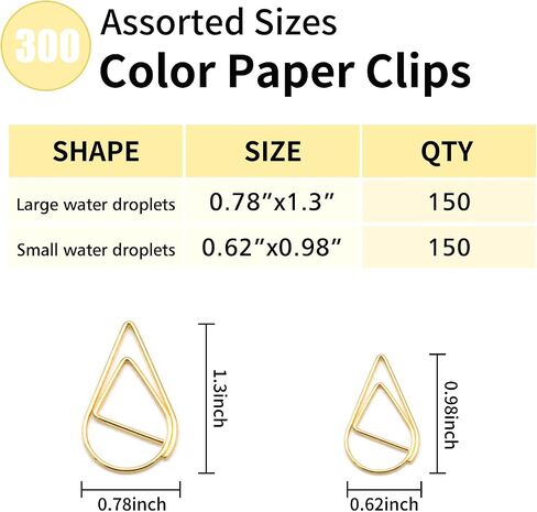 100 Pcs Gold of House and Key Shaped Paper Clip Set, 50 Pieces of House Paper Clip and 50 Pieces of Key Paper Clip for Office, Home and Real Estate Professionals (Gold House+Key) in Saudi Arabia