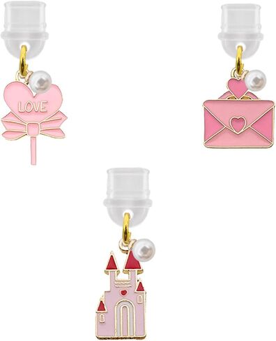 Cute 3 Piece Suit Dust Plug Charm Compatible with Kindle Paperwhite 2021 Released,Pendants Dustproof Plugs,Charging Port Plugs Pendants for Most Phone in Kuwait