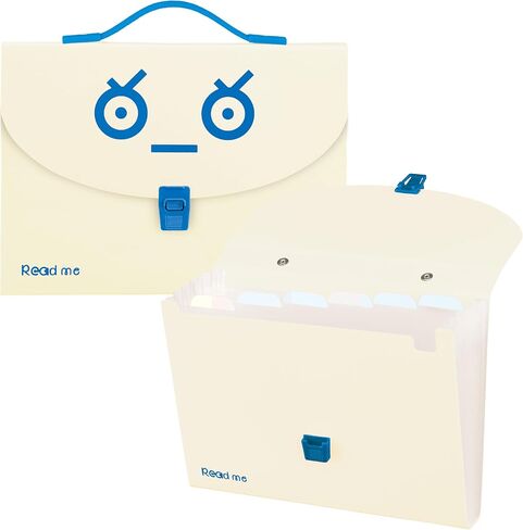 7-Pocket Expanding File with Handle, Portable Document Folder for A4 Letter Size, Organize for School and Office Supplies, Green in Saudi Arabia