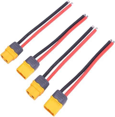 3pairs 15cm Amass XT30U XT60H XT90H Male Female Plug Connector Adapter Wire Cable with 18AWG Silicone Cable (XT30) in Saudi Arabia