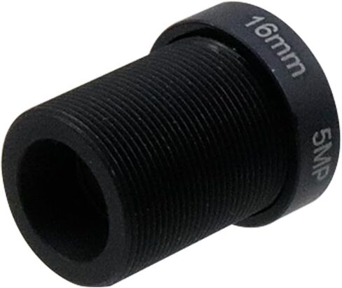 16mm 5MP Fixed Board Lens, 5MP HD CCTV Security Camera Wide Angle Lens,Standard M12 Screw Connector Camera Replacement Parts in Kuwait