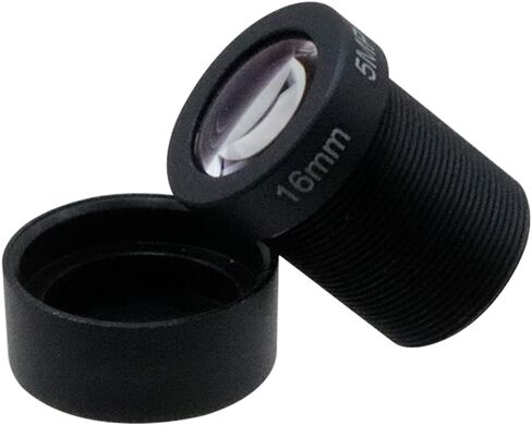 16mm 5MP Fixed Board Lens, 5MP HD CCTV Security Camera Wide Angle Lens,Standard M12 Screw Connector Camera Replacement Parts in Kuwait