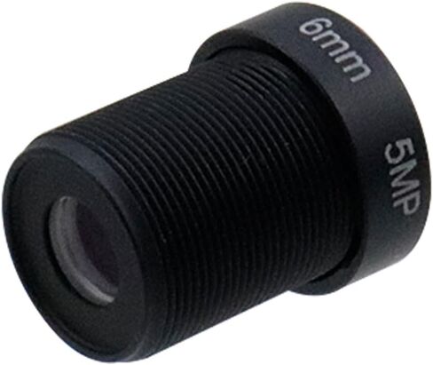 16mm 5MP Fixed Board Lens, 5MP HD CCTV Security Camera Wide Angle Lens,Standard M12 Screw Connector Camera Replacement Parts in Kuwait