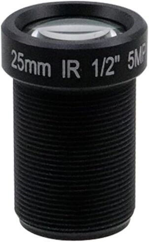 16mm 5MP Fixed Board Lens, 5MP HD CCTV Security Camera Wide Angle Lens,Standard M12 Screw Connector Camera Replacement Parts in Kuwait