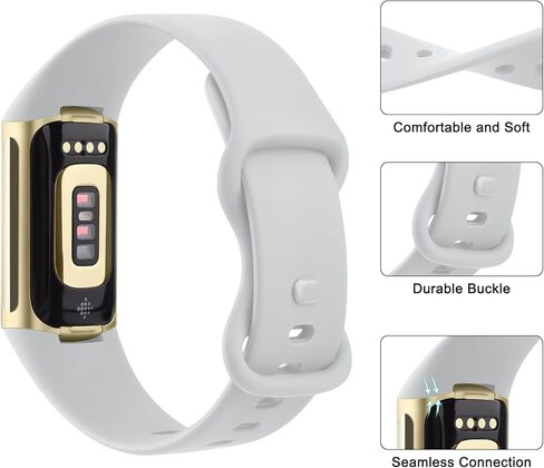 Vancle Band for Fitbit Charge 6 Bands/Fitbit Charge 5 Bands Women Men[8 PACK], Classic Soft Sport Straps Wristbands in Saudi Arabia