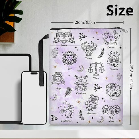 Rose Skull Book Cover Book Sleeve for Book Lovers, Memory Foam Waterproof Book Sleeve, Durable Study Accessory, Stylish Protection for Books, Gift for Students 11.2 x 8.3 in in Saudi Arabia