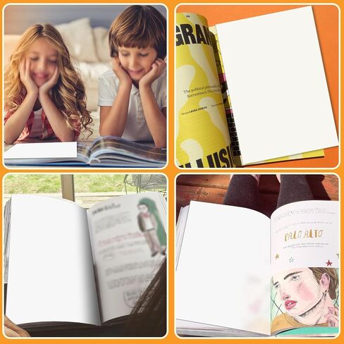 100 Pcs 8.5 x 11 Inches Magazine Backing Boards, 24point / 400gsm White Solid Magazine Boards Protective Sheets Fabric Backing Board Poster Boards Magazine Protectors for Collectors in Saudi Arabia