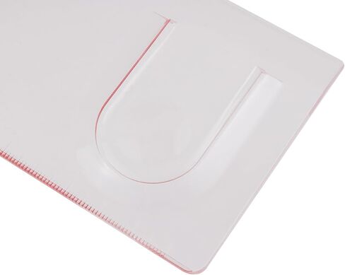 Oedema 2 Pcs Computer Message Board Acrylic Monitor Memo Boards Reminder Pad Side Panels for Home Desktop Office, Pink in Saudi Arabia