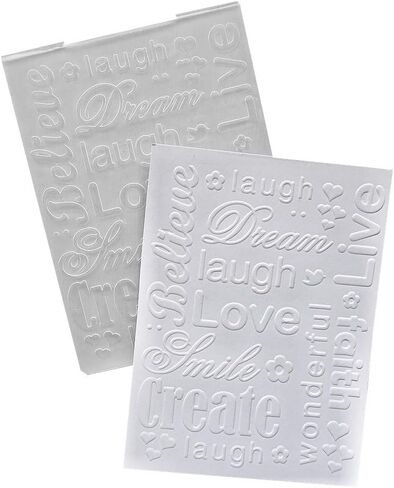Thank You Thanks Embossing Folders for Card Making Embossing Template for DIY Paper Crafts Scrapbooking Polymer Clay Decoration in Saudi Arabia
