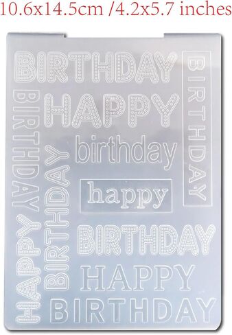 Thank You Thanks Embossing Folders for Card Making Embossing Template for DIY Paper Crafts Scrapbooking Polymer Clay Decoration in Saudi Arabia
