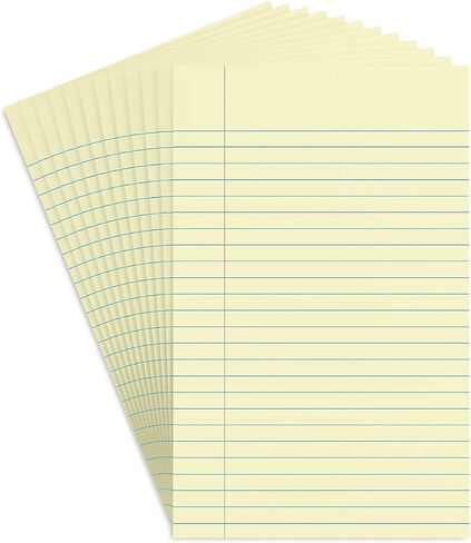 Staples 534354 Notepads 5-Inch x 8-Inch Narrow White 50 Sh./Pad 12 Pads/PK in Saudi Arabia