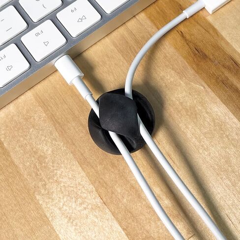 مقاطع كبل تخزين WRAP -IT - (متنوعة 28 عبوة) مقاطع معكرون - حامل للمكتب والمكتب من منظم سلك سرير منظم السرير بجانب السرير in Kuwait