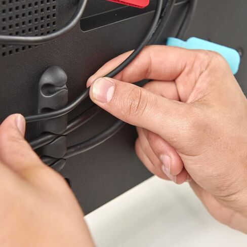 مقاطع كبل تخزين WRAP -IT - (متنوعة 28 عبوة) مقاطع معكرون - حامل للمكتب والمكتب من منظم سلك سرير منظم السرير بجانب السرير in Kuwait