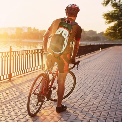 حقيبة ظهر INOXTO Hydration Pack، حقيبة ظهر مائية خفيفة الوزن مع حقيبة مثانة مائية سعة 2 لتر، حقيبة نهارية للمشي لمسافات طويلة والجري وركوب الدراجات والتخييم والصيد للنساء والرجال in Kuwait