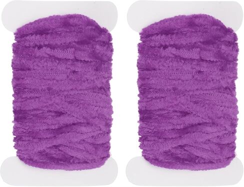 Patikil Chenille Fly Tying ، Rayon Chenille Fly Tying Materials Line Line Fly Thread Supplies لصنع خطاف الصيد in Kuwait