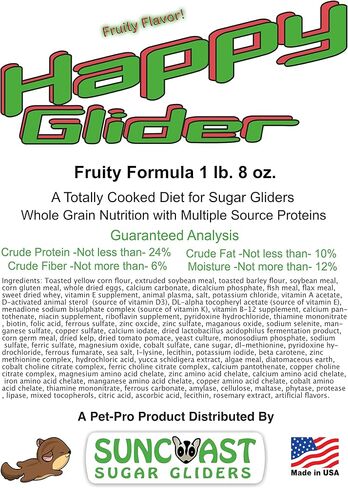 Happy Glider Fruity Flavor Sugar Glider Food 3 lb in Saudi Arabia