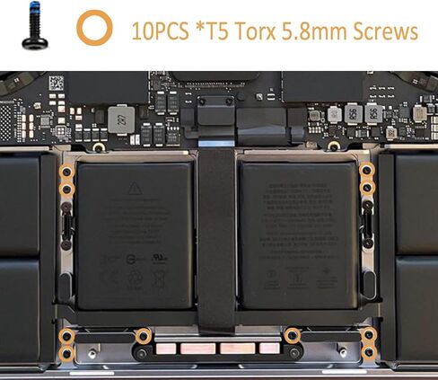 A2992 استبدال لوحة التتبع لـ MacBook Pro (14 بوصة ، M3 Pro أو M3 Max ، نوفمبر 2023) Force Touch Touch مع مجموعة أدوات الكابل والمسامير EMC 8407 (Space Black) in Kuwait