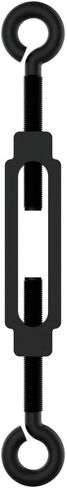 National Hardware N820-116 Turnbuckle Eye, 3/8" × 10-1/2", Black in Saudi Arabia