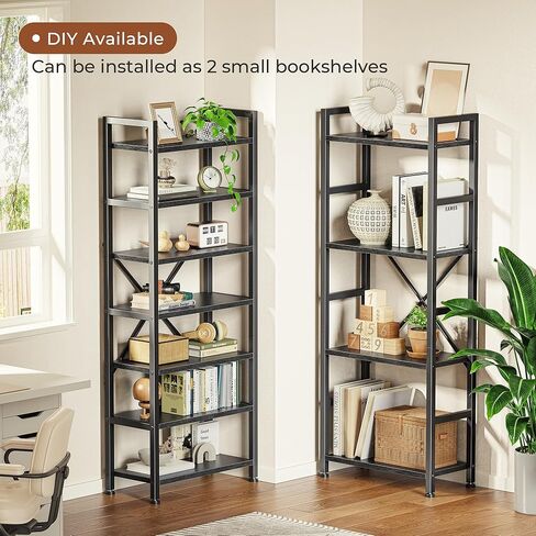Superjare Triple 4 Tier Bookshelf ، خزانة الكتب مع 11 رفوف عرض مفتوحة ، وكتاب كبير للكتاب في المنزل للمنزل والمكتب ، بني ريفي in Kuwait