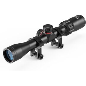 UUQ 3-9x32mm Rifle Scope - Upgraded Objective Lens, Clear Optics, Lighter Design, Waterproof & Fogproof, Includes 20mm Rail Rings for Outdoor Hunting