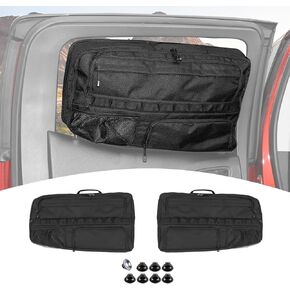 for Colorado Rear Window Tactical Bags Storage Organizers for Chevy Colorado GMC Canyon 2014-2022 Black Oxford Cloth Storage Accessories 2pcs
